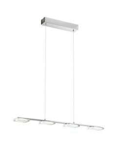 Eglo Cartama Μοντέρνο Κρεμαστό Φωτιστικό Ράγα με Ενσωματωμένο LED σε Ασημί Χρώμα 94244