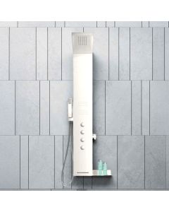 ΣΤΗΛΗ ΝΤΟΥΖ ΥΨΟΣ 140 εκ. ALUMINUM WHITE GS010-300