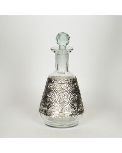 ΚΑΡΑΦΑ ΓΥΑΛΙΝΗ - ΜΕΤΑΛΛΙΚΗ ΑΣΗΜΙ 13x24cm Eurolamp 752-10527