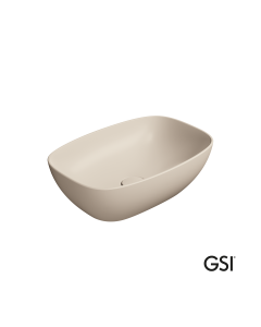 Νιπτήρας Πορσελάνης Nubes 50x35 GSI Creta 9784-520