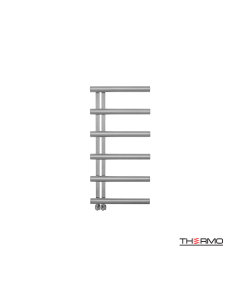 Θερμαινόμενη Πετσετοκρεμάστρα μπάνιου Inox ACCENT  100x50 Brushed ACC10050-111