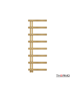 Θερμαινόμενη Πετσετοκρεμάστρα μπάνιου Inox ACCENT  138x50 Brushed Brass(Gold) PVD ACC13850-211