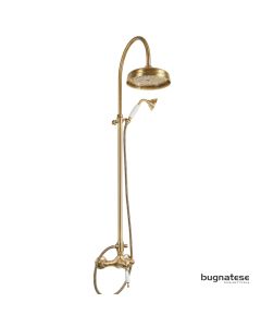 Μπαταρία Ντουζιέρας με Κεφαλή και Κολώνα ρυθμιζόμενου ύψους Oxford Bugnatese Bronze CD6336-220