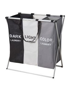 Καλάθι Απλύτων Polyester με Σκελετό Αλουμινίου 58x40cm MRShome  DF-0075000