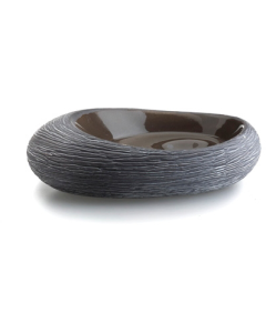 Σαπουνοθήκη Κεραμικό Μαύρο Bronze Art Επικαθήμενα DG01-05-02B