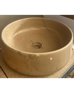 ΝΙΠΤΗΡΑΣ ΜΑΡΜΑΡΙΝΟΣ Φ42 H.14 FOSSIL DARK BEIGE DR42-03323