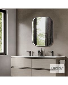 Καθρέπτης Μπάνιου FIZ 60x80 Luminor Black Brushed FIZ6080-410