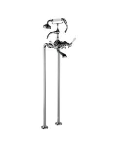 Horus Julia Victoria Julia Victoria Classic Collection - Complete Mixer + Pipes for Free Standing Bath - Chrome 19.498-CH