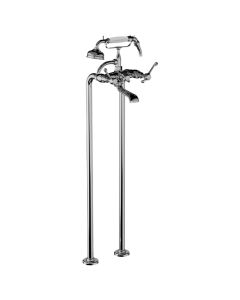 Horus Montmartre Classic Collection - Complete Mixer + Pipes for Free Standing Bath - Matt Nickel 50.498-NM