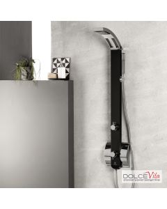 Στήλη Ντουζ IDEA με μίκτη Black Matt IDEA-400