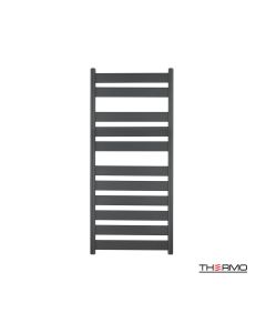 Θερμαινόμενη Πετσετοκρεμάστρα μπάνιου LARGO 120x50 Black Matt LAR12050-400