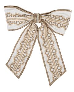 Χρυσός Χριστουγεννιάτικος Φιόγκος 45cm Lianos 23781