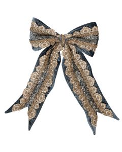 Μπλέ Χριστουγεννιάτικος Φιόγκος 45cm Lianos 23785
