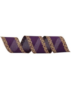 Μώβ Χριστουγεννιάτικη Κορδέλα 8,50 Μέτρων (9 Yards) Lianos 50190079