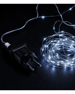300Led Λαμπάκια Copper Ψυχρού Φωτισμού Με Μετασχηματιστή Ip44, (10cm Απόσταση) 30 Μέτρα (Kelvin: 6.000 - 10.000) Lianos 60111