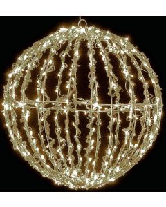 200Led Φωτιζόμενη Ακρυλική Μπάλα Με Θερμό Φωτισμό Και Μετασχηματιστή Ip44,25cm Lianos 60155