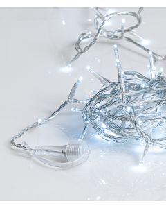 300Led Λαμπάκια Με Επέκταση,Πρόγραμμα Και Μετασχηματιστή Ip44 ,Διάφανο Καλώδιο/Λευκό Λαμπάκι , (5 cm Απόσταση) 15 Μέτρα (Kelvin: 6.000 - 10.000) Lianos 62321