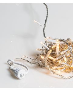 300Led Λαμπάκια All Flasher Με Επέκταση Και Μετασχηματιστή Ip44 ,Διάφανο Καλώδιο/Θερμό Λαμπάκι ,(5cm Απόσταση) 15 Μέτρα (Kelvin: 2.500 - 3.000) Lianos 62334