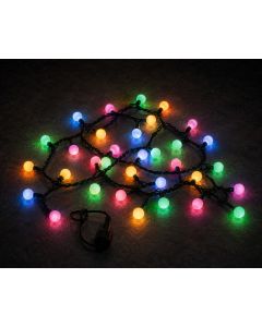 100Led Λαμπάκια Με Μπίλια Με Πρόγραμμα,Επέκταση Και Μετασχηματιστή Ip44 ,Πράσινο Καλώδιο/Πολύχρωμο Λαμπάκι 5 Μέτρα Lianos 63337