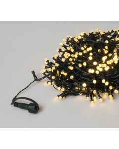 500Led Λαμπάκια Με Πρόγραμμα,Επέκταση Και Μετασχηματιστή Ip44 ,Πράσινο Καλώδιο/Θερμό Λαμπάκι (5cm Απόσταση ) 25 Μέτρα Lianos 63338