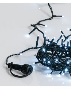 300Led Λαμπάκια Με Πρόγραμμα,Επέκταση Και Μετασχηματιστή Ip44 ,Πράσινο Καλώδιο/Λευκό Λαμπάκι (5cm Απόσταση) 15 Μέτρα (Kelvin: 6.000 - 10.000) Lianos 63358