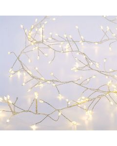 1000Led Λαμπάκια Φοίνικας Copper Cluster Με Μετασχηματιστή Ip44 8 Προγραμμάτων ,10 Μέτρα (Kelvin: 2.500 - 3.000) , Με Καρούλι Αποθήκευσης Lianos 63435