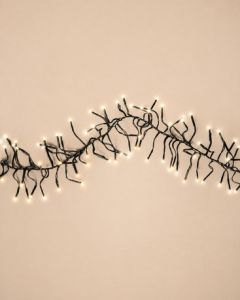 400Led Λαμπάκια Φοίνικας Επεκτεινόμενα Ip44 ,Με Πράσινο Καλώδιο/Θερμό Λαμπάκι , 6,7 Μέτρα (Kelvin: 2.500 - 3.000) Lianos 80235