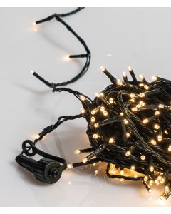 240Led Λαμπάκια Με Μετασχηματιστή Ip44 Και Χρονοδιακόπτη,Με Πράσινο Καλώδιο/Θερμό Λαμπάκι Day Light ,(7,5cm Απόσταση) 18 Μέτρα (Kelvin: 3.000 - 4.000) Lianos 80264