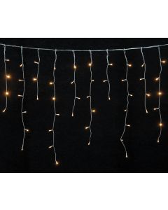 300Led Ασύμμετρη Κουρτίνα Με Επέκταση Και Μετασχηματιστή Ip44, 600 x 75(h)cm,Διάφανο Καλώδιο/ Θερμό Λαμπάκι , (Kelvin: 2.500 - 3.000) Lianos 80415