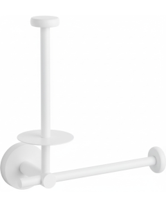 Χαρτοθήκη Διπλή Λευκό Bronze Art Fairmont MH08-55-AA-K