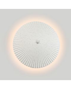 Φωτιστικό Απλίκα Επιτοίχια Γύψινη Λευκή με Ψηφίδες D30m Led 7w 3000K 540lm Sun Light ORBAN-30