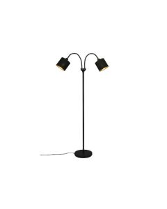Φωτιστικό Επιδαπέδιο 60x25xH130cm 2xE14 Δίφωτο Μαύρο-Χρυσό Trio Tommy R46332079