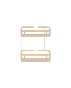 Sanco Shower Baskets Διπλή παραλ/μη Θήκη Μόκα ματ 00004-M103
