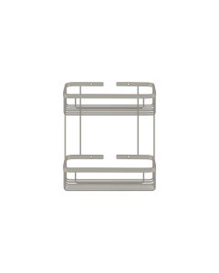 Sanco Shower Baskets Διπλή παραλ/μη Θήκη Γκρι τσιμέντου ματ 00004-M104