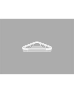 Sanco Shower Baskets Σπογγοθήκη Γωνιακή Λευκό ματ 00007-Μ101