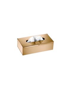 Sanco Tissue Dispensers Tissue Box Free standing | Wall mounted (AISI 304) PVD θερμό μπρονζέ γυαλιστερό 00102-PVD-01PL