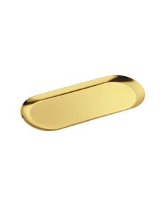 Sanco Hotel Amenities Amenities Tray (AISI 304) PVD χρυσό ορείχαλκο γυαλιστερό 00123-PVD-02PL