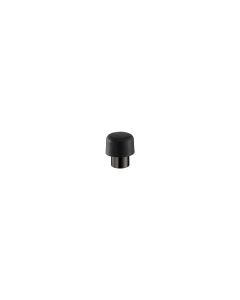Sanco Bath Robe Hook & Door Stop Επιδαπέδιο Στοπ πόρτας PVD gun metal γυαλιστερό 00252-PVD-05PL