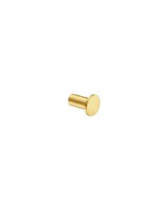 Sanco Bath Robe Hook & Door Stop Μονό Άγγιστρο PVD χρυσό ορείχαλκο βουρτσιστό 00671-PVD-02BR
