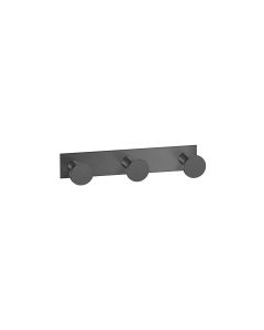 Sanco Bath Robe Hook & Door Stop Τριπλό Άγκιστρο Σκούρο γραφίτη 00683-122