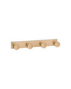 Sanco Bath Robe Hook & Door Stop Τετραπλό άγκιστρο PVD θερμό μπρονζέ βουρτσιστό 00684-PVD-01BR