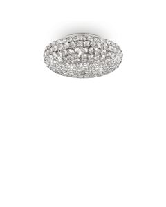 Φωτιστικό Οροφής KING PL5 Χρώμιο Ideal Lux 075419