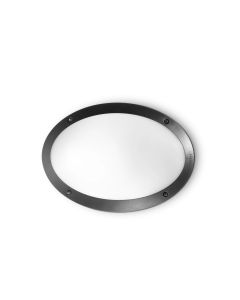 Απλίκα POLAR-1 AP1 OVAL Μαύρο Ideal Lux 096704