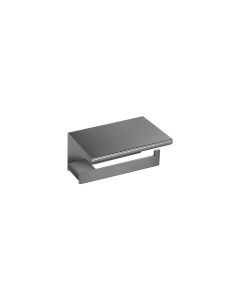 Sanco Monogram Χαρτοθήκη με καπάκι PVD gun metal βουρτσιστό 120407-PVD-05BR