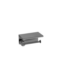 Sanco Lithos Χαρτοθήκη με καπάκι PVD gun metal βουρτσιστό 121107-PVD-05BR