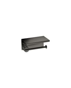 Sanco Lithos Χαρτοθήκη με καπάκι PVD gun metal γυαλιστερό 121107-PVD-05PL