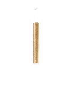 Κρεμαστό Φωτιστικό LOOK SP1 ROUND D60 H400 Χρυσό Ideal Lux 141817