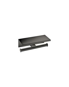 Sanco Academia Διπλή Χαρτοθήκη με καπάκι PVD gun metal γυαλιστερό 21827-PVD-05PL