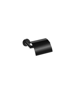 Sanco Corner Χαρτοθήκη με καπάκι Μαύρο ματ 22707-Μ116