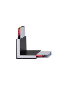 ANGOLO STEEL SP D20 Προφίλ ANGOLARE WIDE 3000K Μαύρο Ideal Lux 242002